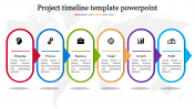 A six noded project timeline template powerpoint